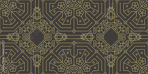 abstract, design, seamless, pattern, luxury, gold, geometric, christmas, chevron, background, golden, texture, decorative, zigzag, square, retro, wallpaper, ornament, modern, line, decoration, vector,