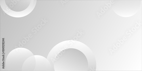 Abstract geometric white and gray color background. Minimal abstract cover design. Creative colorful wallpaper. Trendy gradient poster. Vector illustration