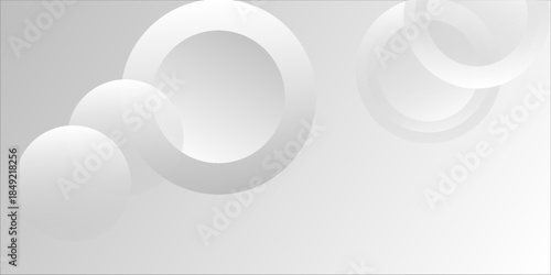 Abstract geometric white and gray color background. Minimal abstract cover design. Creative colorful wallpaper. Trendy gradient poster. Vector illustration