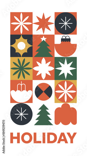 Set of military vector icons and star badges featuring red shield symbols and circular compass design elements for artistic sign button illustrations