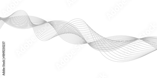 Abstract blue wave background vector illustration featuring a digital gradient pattern with flowing curve lines and technology swirl shapes for a professional business backdrop or artistic wallpaper d