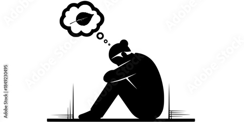 Elderly Loneliness Emotional Well-being Silhouette