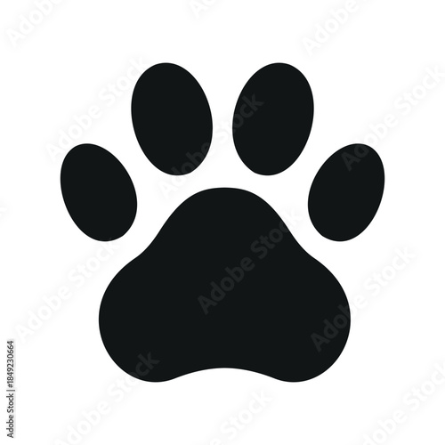 Cat Paw Icon Vector Collection