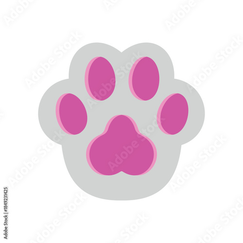Cat Paw Icon Vector Collection