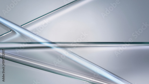 Abstract glass lines background