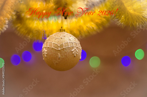 Wallpaper Mural Happy New Year's greetings. Torontodigital.ca