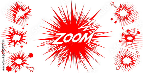 Line firecrackers. Colorful radial firework linear sun icons, circular fireworks starburst explosion with sparkles. Vibrant festive decoration, celebration design, overlay effect. Simple vector set