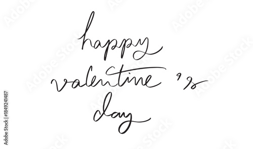 happy valentine's day text font calligraphy hand written lettering script black color object icon 14 fourteen day date february month happy valentine day human relationship wedding anniversary event