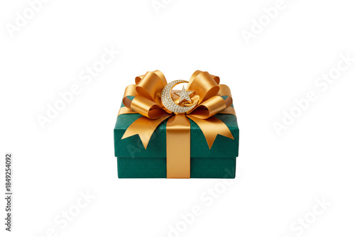 Ramadan Gift Box with Elegant Gold Ribbon