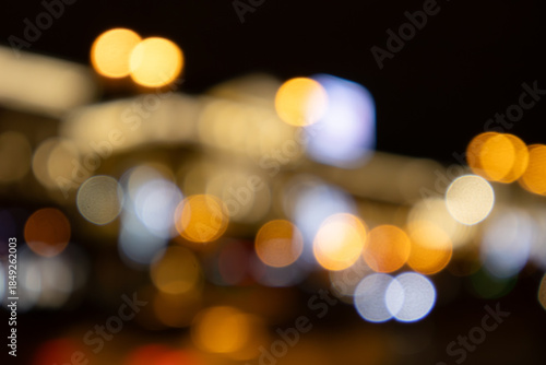 Wallpaper Mural An abstract colorful background of warm-toned lights. In anticipation of Christmas and the holidays. Torontodigital.ca