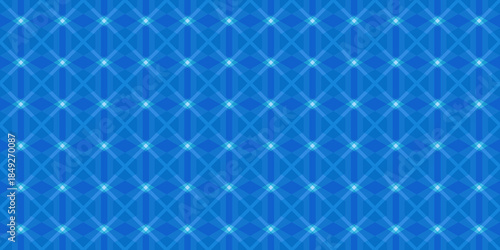 Sparkling Blue Geometric Pattern Design
