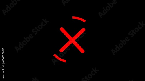 animated red cross icon 
