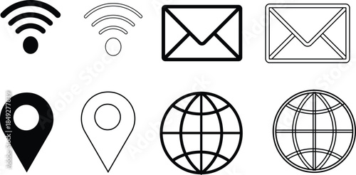 Gift boxes with golden ribbons Vector, illustration