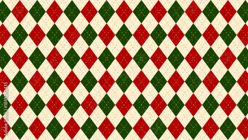 New Year seamless pattern featuring modern holiday symbols and decorative shapes. Ideal for greeting cards, backgrounds, stationery and seasonal designs.