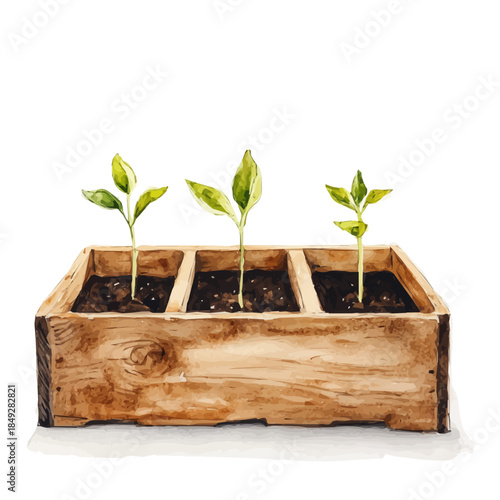 wooden_seedling_tray
A vectorized, Hand-painted style, vector set available in EPS An Elegant watercolor painting design collection