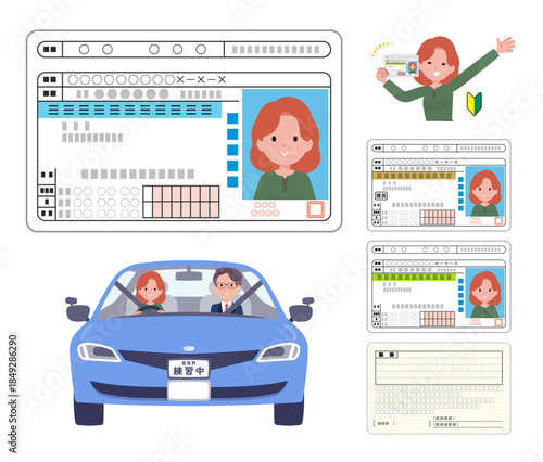 flat redhead women_Drivers-license