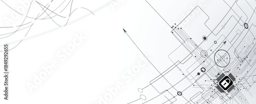 Future cyber technology web services for business and internet project.