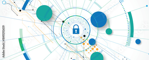 Future cyber technology web services for business and internet project.