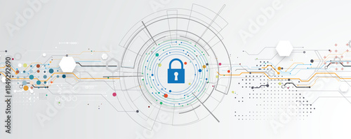 Future cyber technology web services for business and internet project.