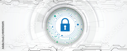 Future cyber technology web services for business and internet project.