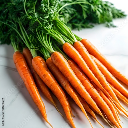 carrots on a white background