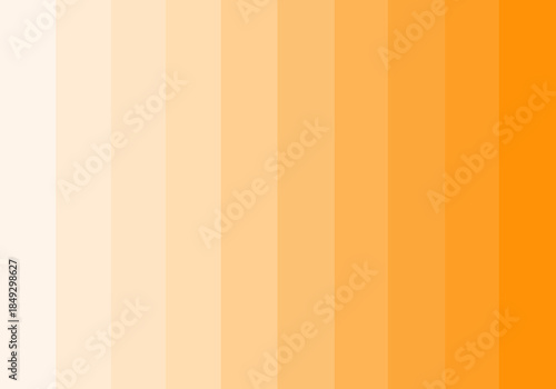 stretching orange color from bright to light
