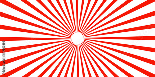 red retro background with rays.eps10