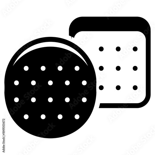 Cotton pad icon