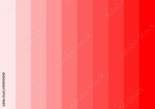 stretching red from bright to light