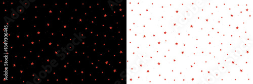red stars background 