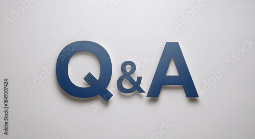 For Business and Presentation: Q&A Session Announcement Screen
