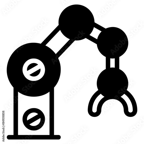 Robot arm icon