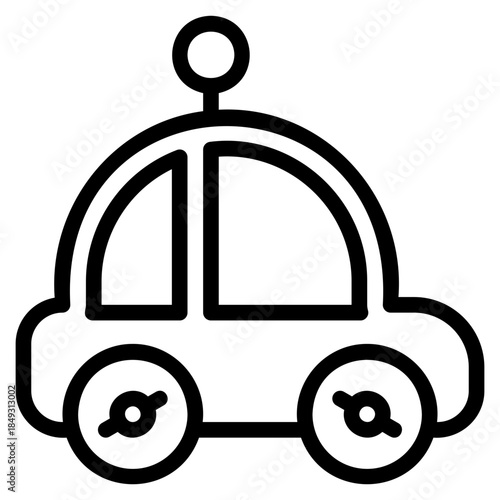 Car toy icon