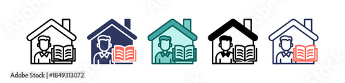 Homework Responsibility multiple icon