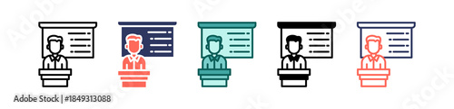 Teacher Guidance multiple icon