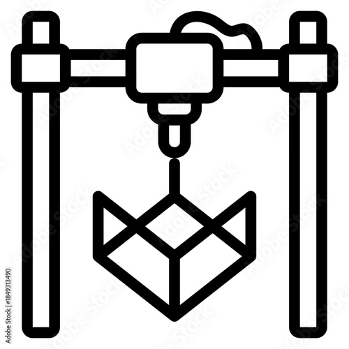 3d printer icon