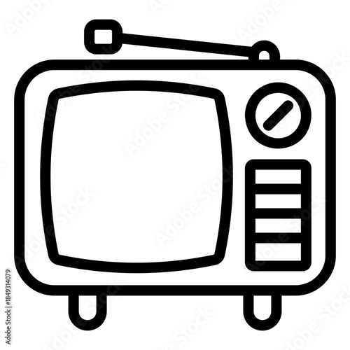 Old TV icon