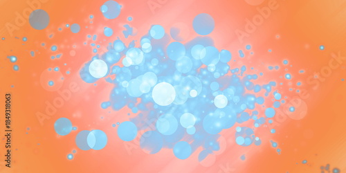 abstract color bokeh background