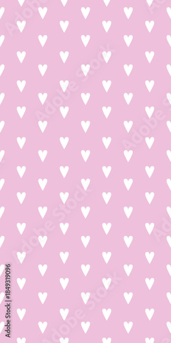 Valentine's seamless Pattern, Smartphone background