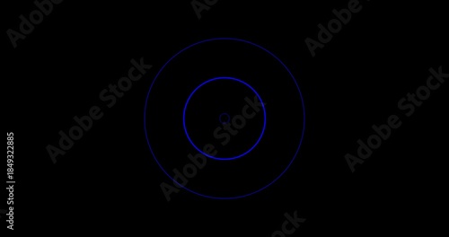 Animated background with dotted circle burst