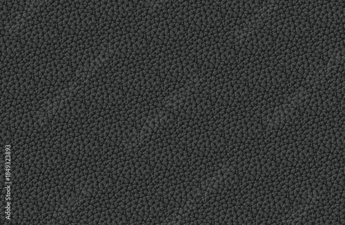 シボ感のあるテクスチャのエンボスレザーパターン　ブラック