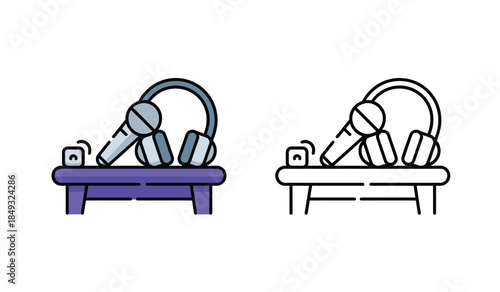 Podcast Recording Studio Setup