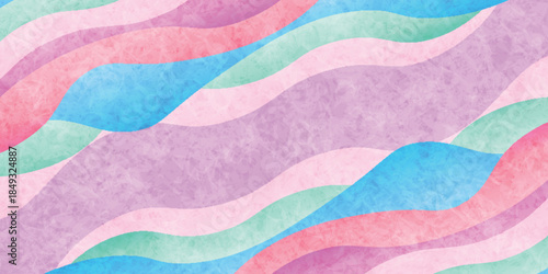 和柄　カラフル　模様　背景