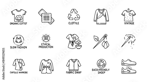 clothing, sustainable, fashion, icons, ethical, eco, textile, production, apparel, garment, recycling, initiative, responsible, practices, circular, economy, slow, organic, cotton, vintage, capsule