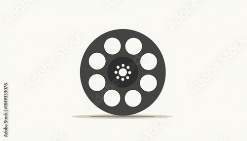 Vintage Film Reel Icon for Estelle Reel Day