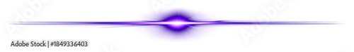 Bright light streak across Transparent background.