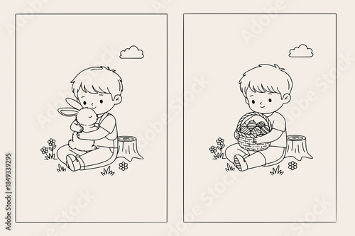 Happy Easter Holiday Vector Illustration