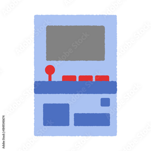 手書き風のアイコン　ゲーム筐体