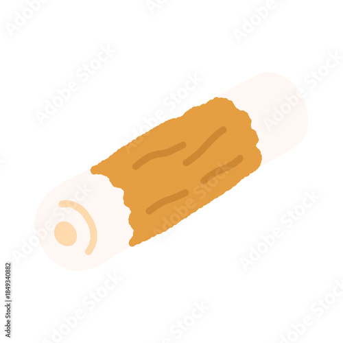 きつね色に加熱されたちくわ