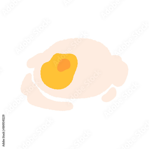 手書き風のアイコン　ゆで卵